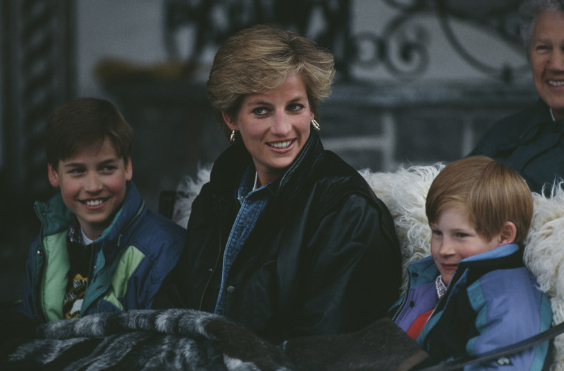 Księżna Diana z synami /Princess Diana Archive / Stringer /Getty Images