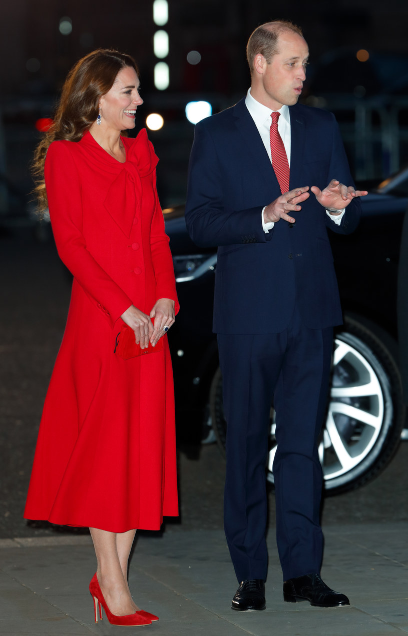 Księżna Kate była w doskonałym humorze, podobnie jak jej mąż /Max Mumby/Indigo /Getty Images