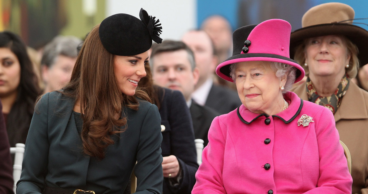 Księżna Kate i Elżbieta II /- /Getty Images