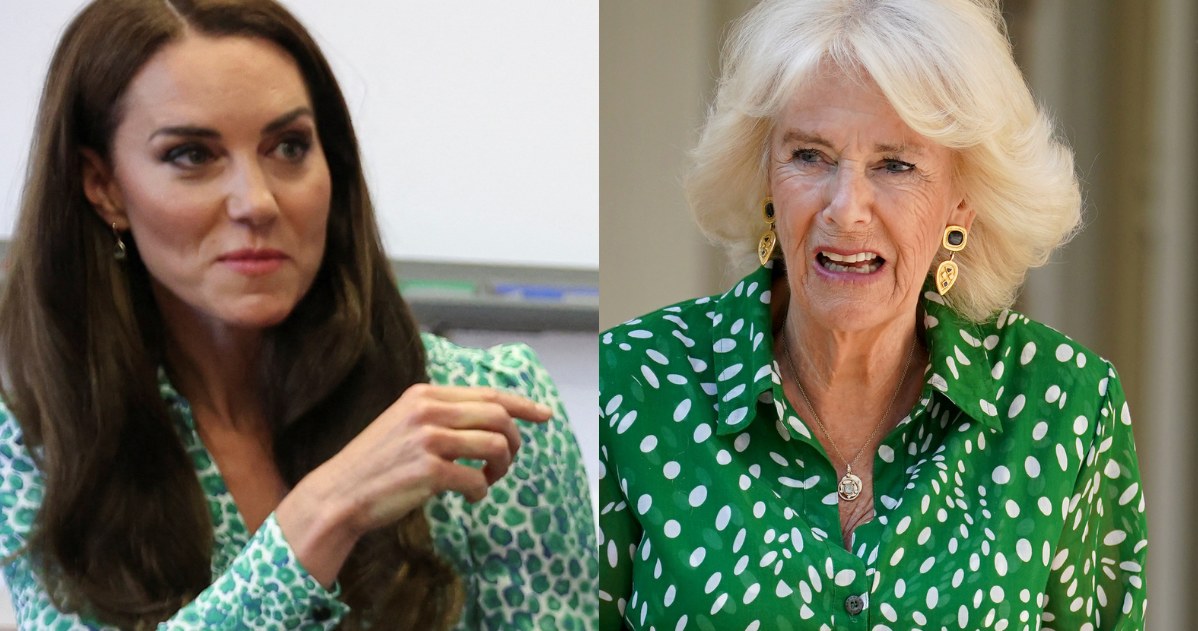 Księżna Kate i królowa Camilla oddają hołd. Kolor sukienek wiele znaczy /Getty Images /Getty Images