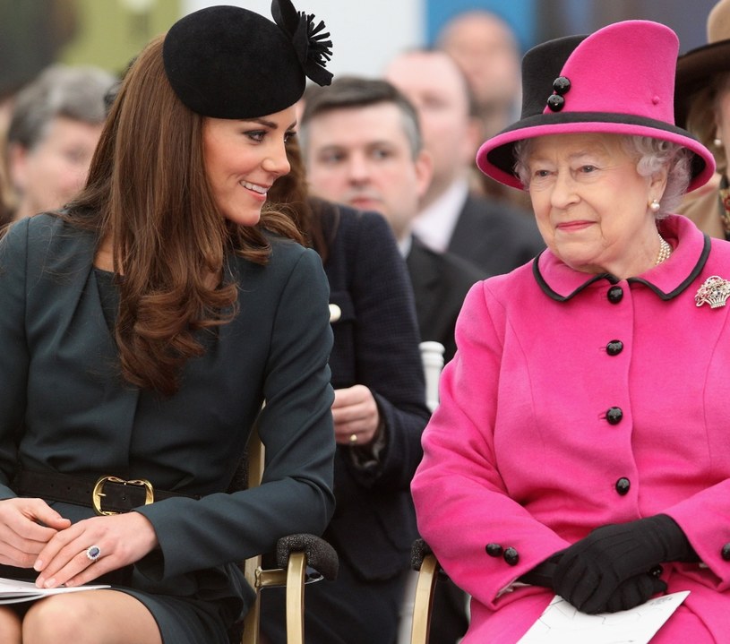 Księżna Kate i królowa Elżbieta II /Oli Scarff /Getty Images
