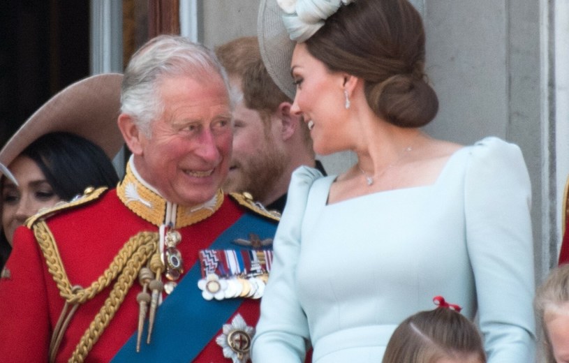 Księżna Kate i książe Karol /East News