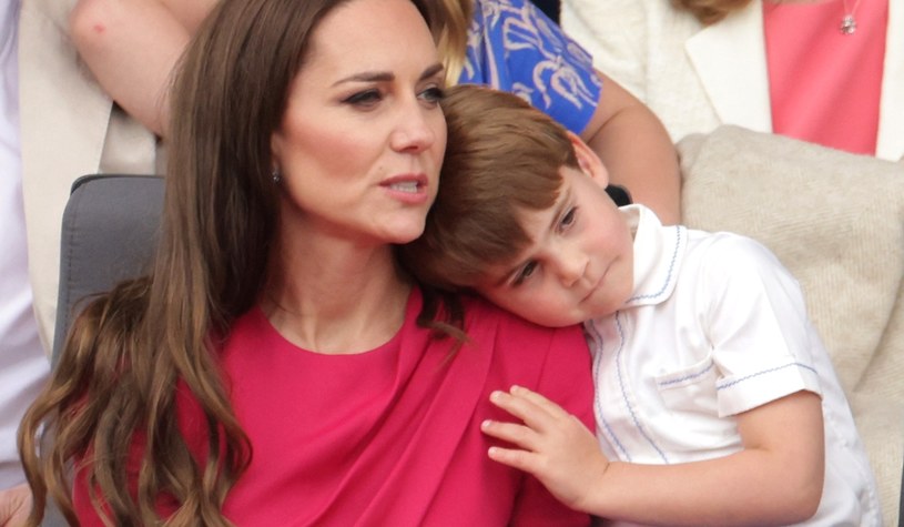 Księżna Kate i książę Louis /Getty Images