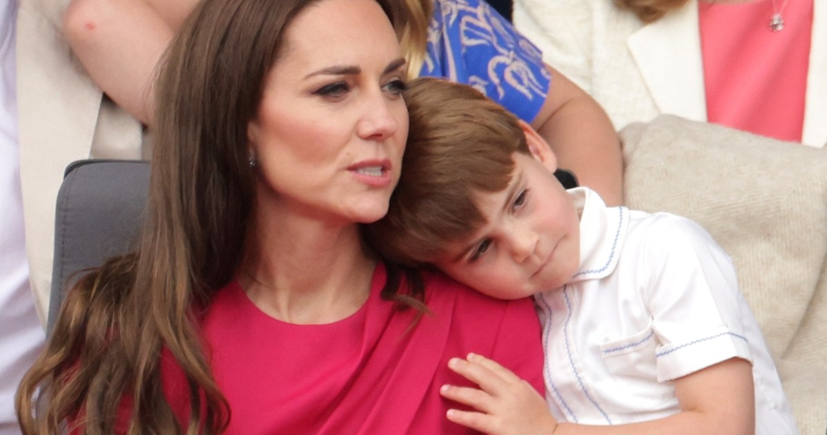 Księżna Kate i książę Louis /Getty Images