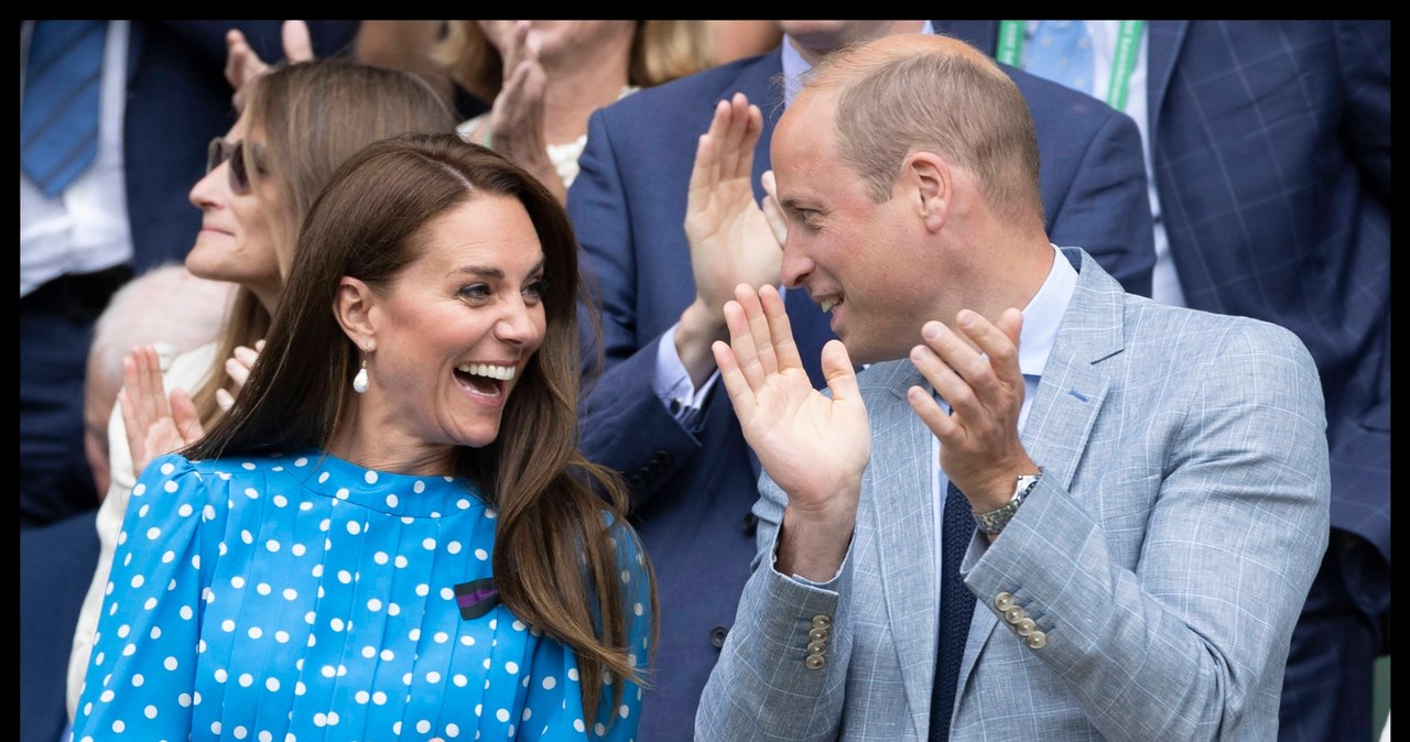 Księżna Kate i Książe William byli obecni na trybunach podczas meczów Wimbledonu /ZUMA/NEWSPIX.PL /Newspix
