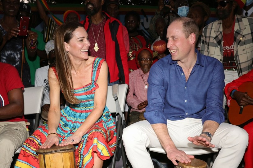 Księżna Kate i książę William doskonale bawili się podczas wizyty na Jamajce /Chris Jackson/Press Association/East News /East News