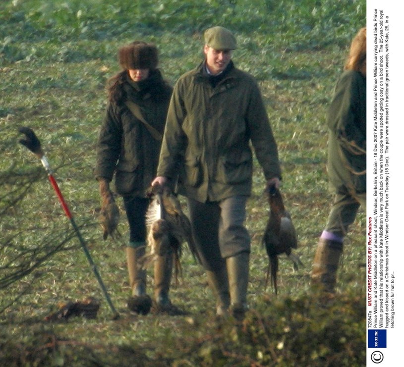 księżna Kate i książę William na polowaniu /East News