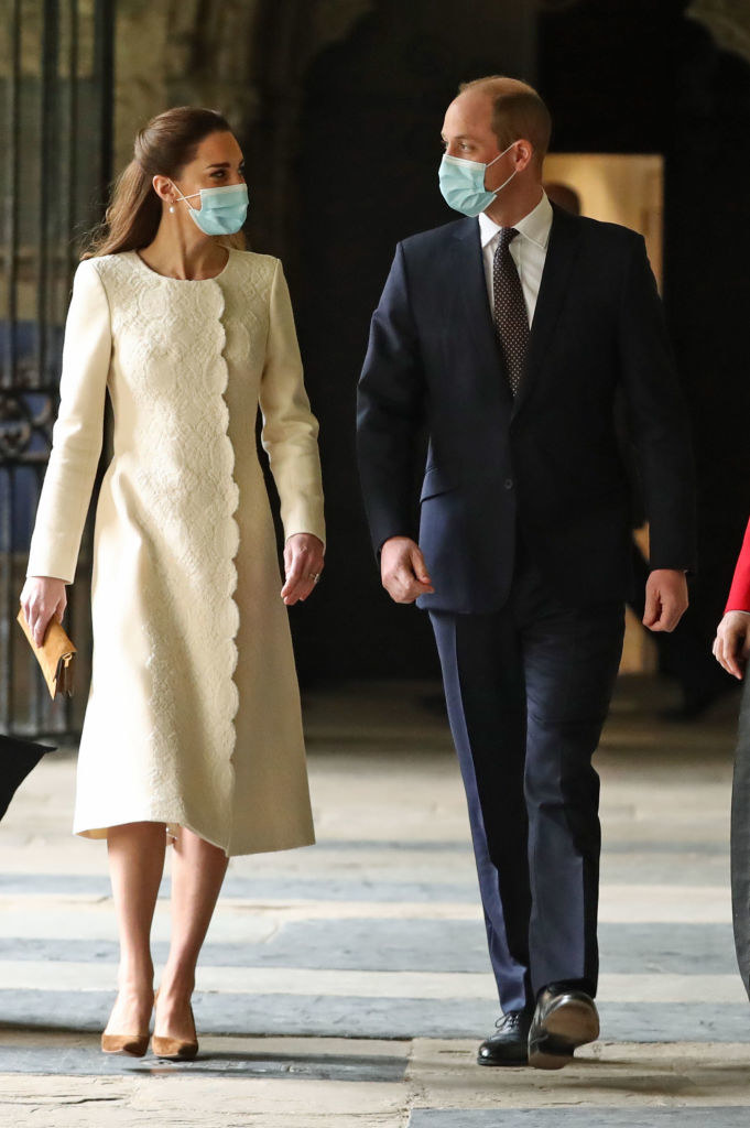 Księżna Kate i książę William nie byli jeszcze zaszczepieni przeciwko COVID-19 /Getty Images