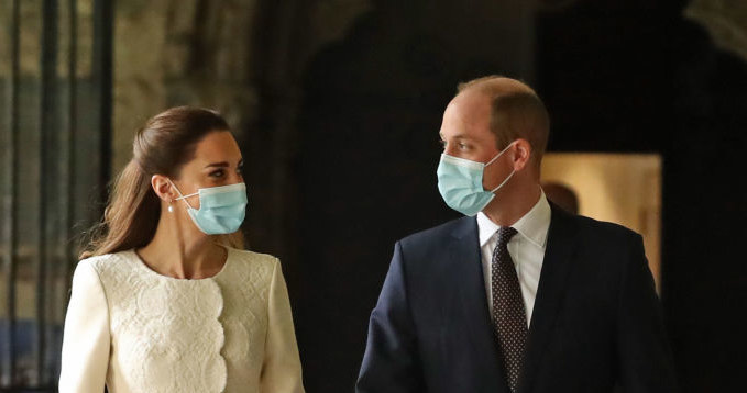 Księżna Kate i książę William nie byli jeszcze zaszczepieni przeciwko COVID-19 /Getty Images