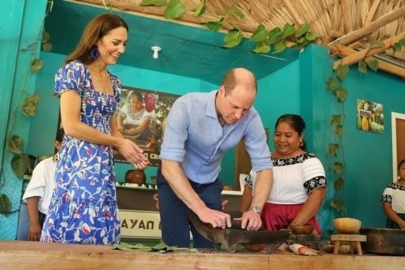 Księżna Kate i książę William podczas podróży po Karaibach /Backgrid/East News /East News