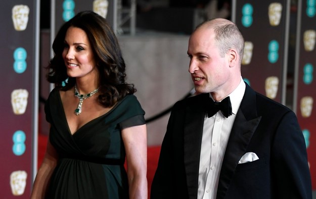 Księżna Kate i książę William pojawili się na gali rozdania nagród BAFTA /NEIL HALL /PAP/EPA