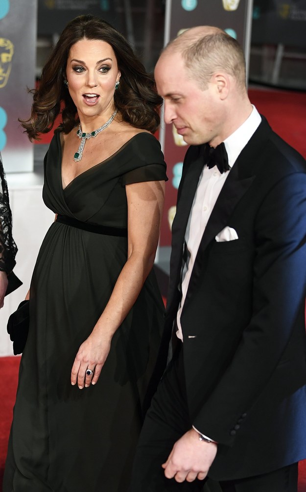 Księżna Kate i książę William pojawili się na gali rozdania nagród BAFTA /PAP/EPA