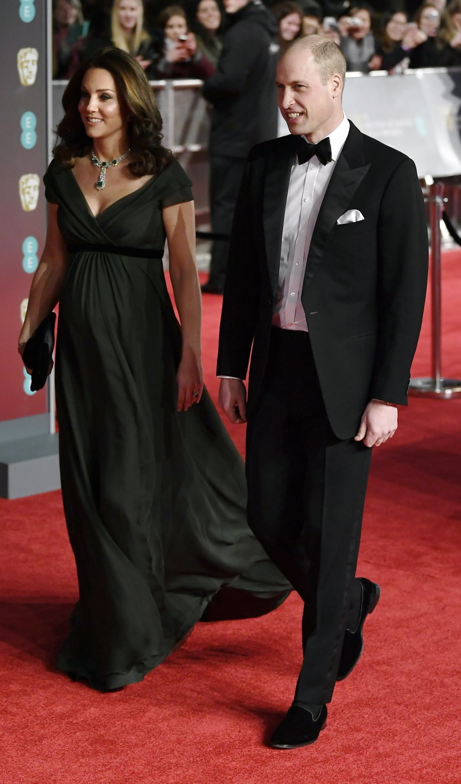 Księżna Kate i książę William pojawili się na gali rozdania nagród BAFTA /NEIL HALL /PAP/EPA