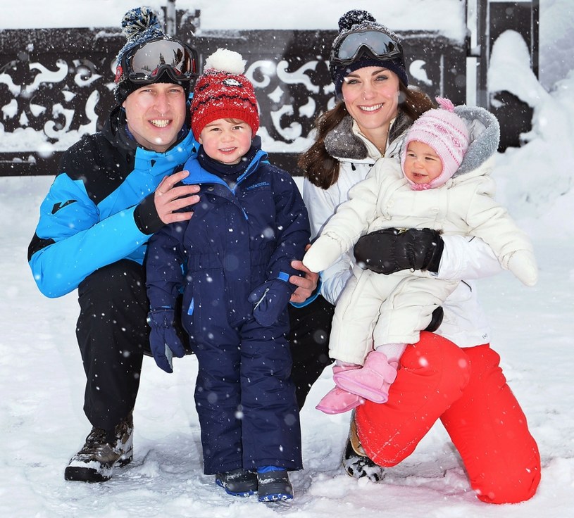 Księżna Kate i książę William również kochają jazdę na nartach /Splash News /East News