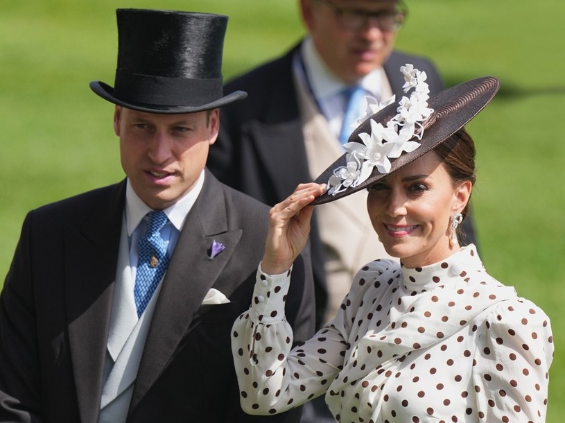 Księżna Kate i książę William w Ascot /Agencja FORUM