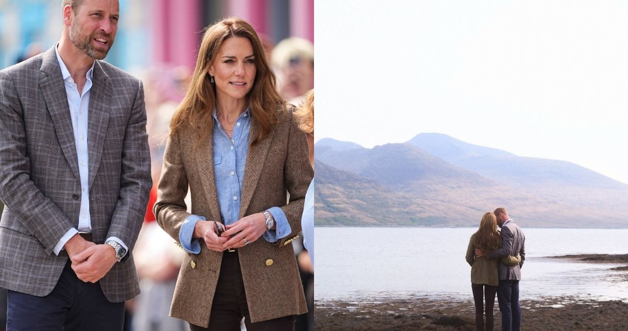 Księżna Kate i książę William w Szkocji /Aaron Chown/Press Association/East News, Instagram @princeandprincessofwales /East News