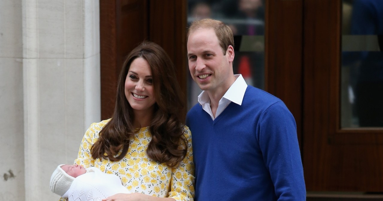 Księżna Kate i książę William z córką /Pool /Getty Images