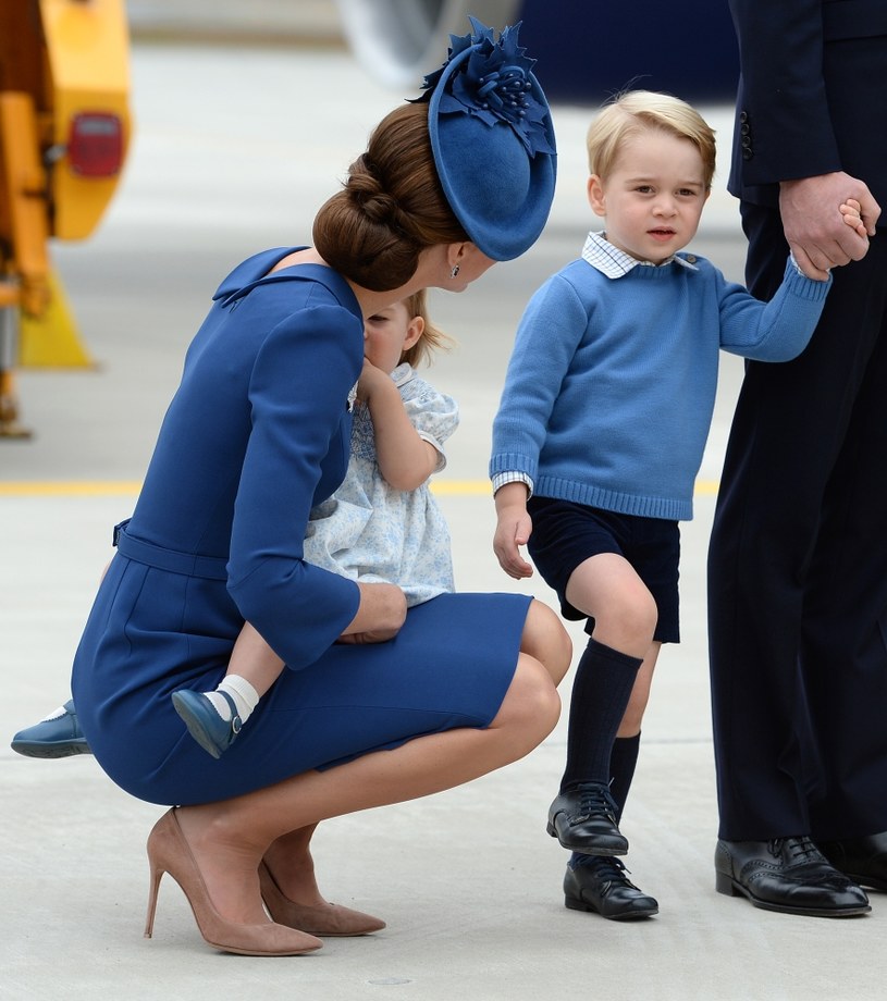 Księżna Kate i książę William z dziećmi w Kanadzie /Agencja FORUM