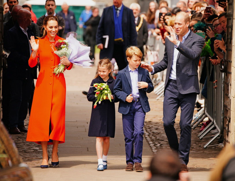 Księżna Kate i książę William z dziećmi /Ben Birchall/Press Association/East News /East News