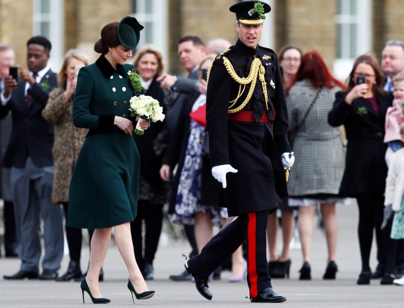 Księżna Kate i książę William, zdjęcie wykonane 17 marca br. /REUTERS/Peter Nicholls /Agencja FORUM