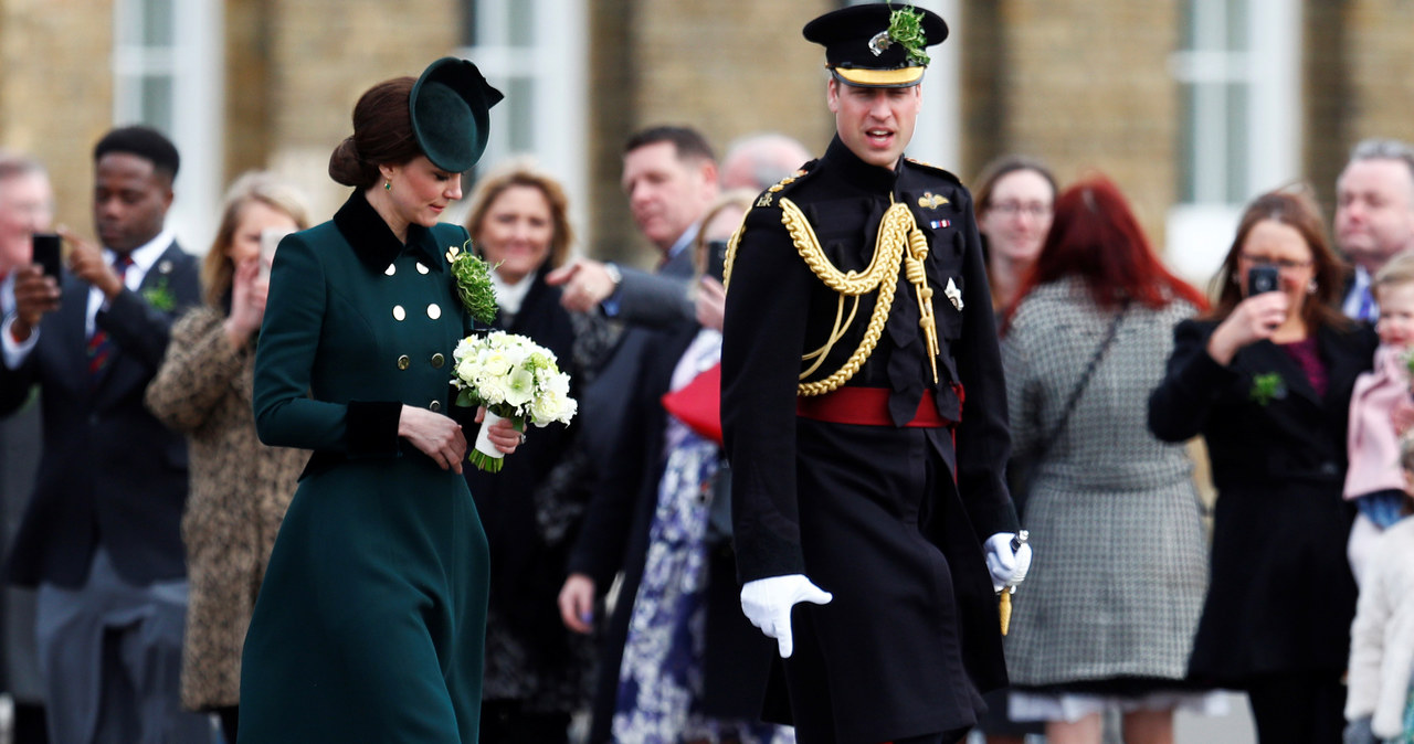 Księżna Kate i książę William, zdjęcie wykonane 17 marca br. /REUTERS/Peter Nicholls /Agencja FORUM