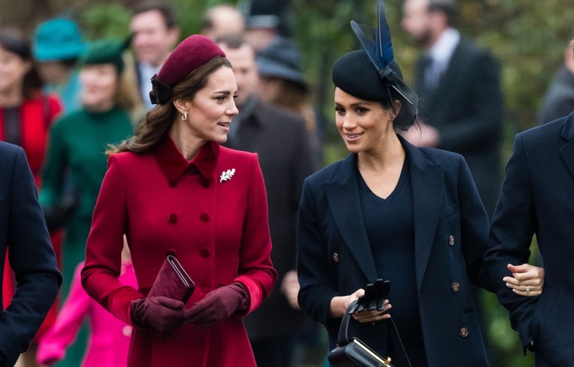 Księżna Kate i księżna Meghan /Pool / Samir Hussein /Getty Images