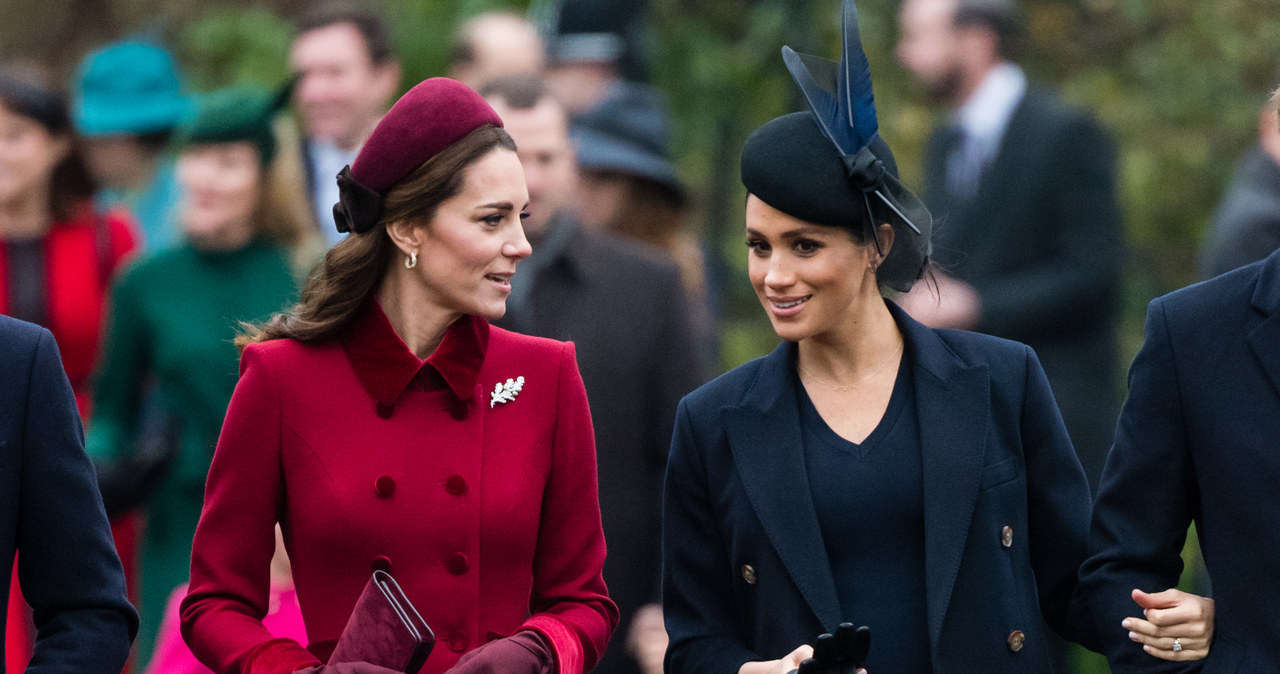 Księżna Kate i księżna Meghan /Pool / Samir Hussein /Getty Images