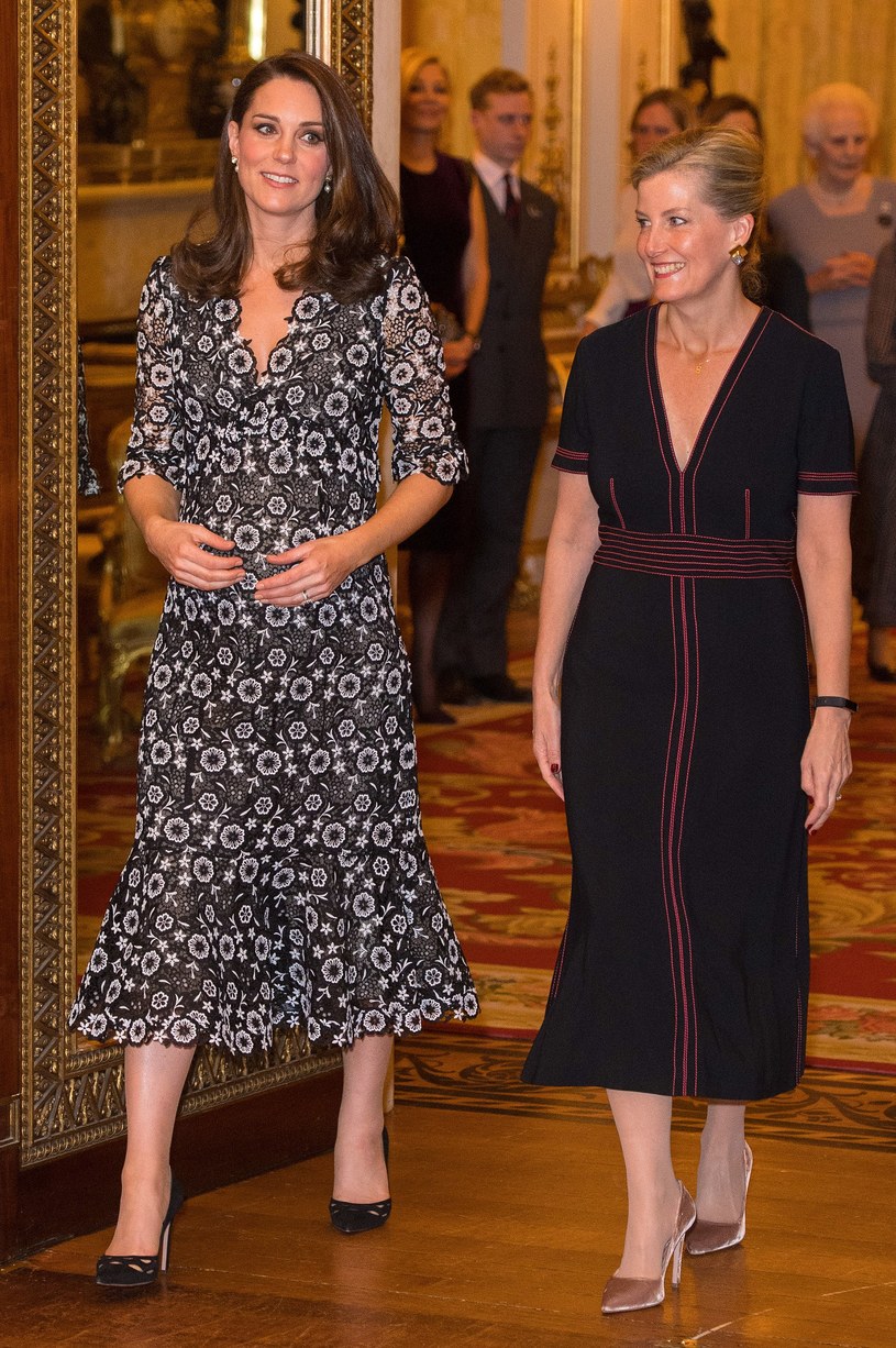 Księżna Kate i księżna Sophie Wessex, rok 2018 /Agencja FORUM