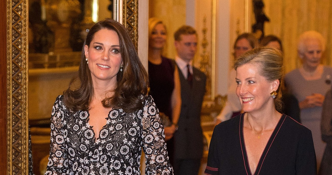 Księżna Kate i księżna Sophie Wessex, rok 2018 /Agencja FORUM