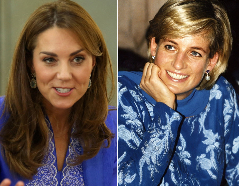 Księżna Kate i Lady Diana w najmodniejszym kolorze przyszłego roku /PRESS ASSOCIATION    /East News