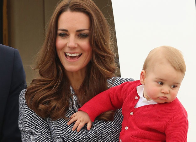 Księżna Kate i mały książę George /Getty Images/Flash Press Media