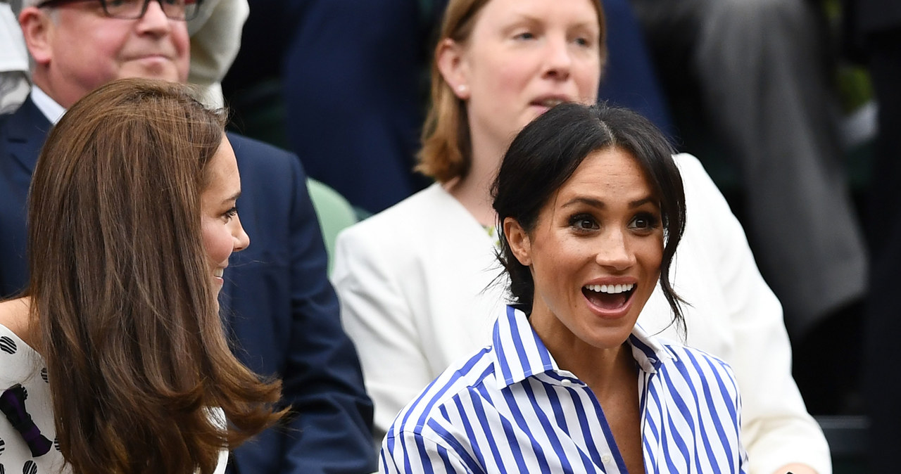 Księżna Kate i Meghan Markle świetnie bawiły się w swoim towarzystwie /Clive Mason /Getty Images