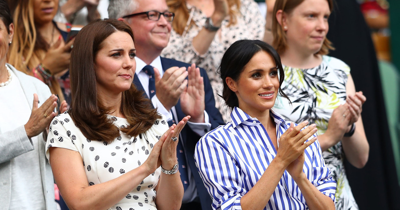 Księżna Kate i Meghan Markle /Michael Steele /Getty Images