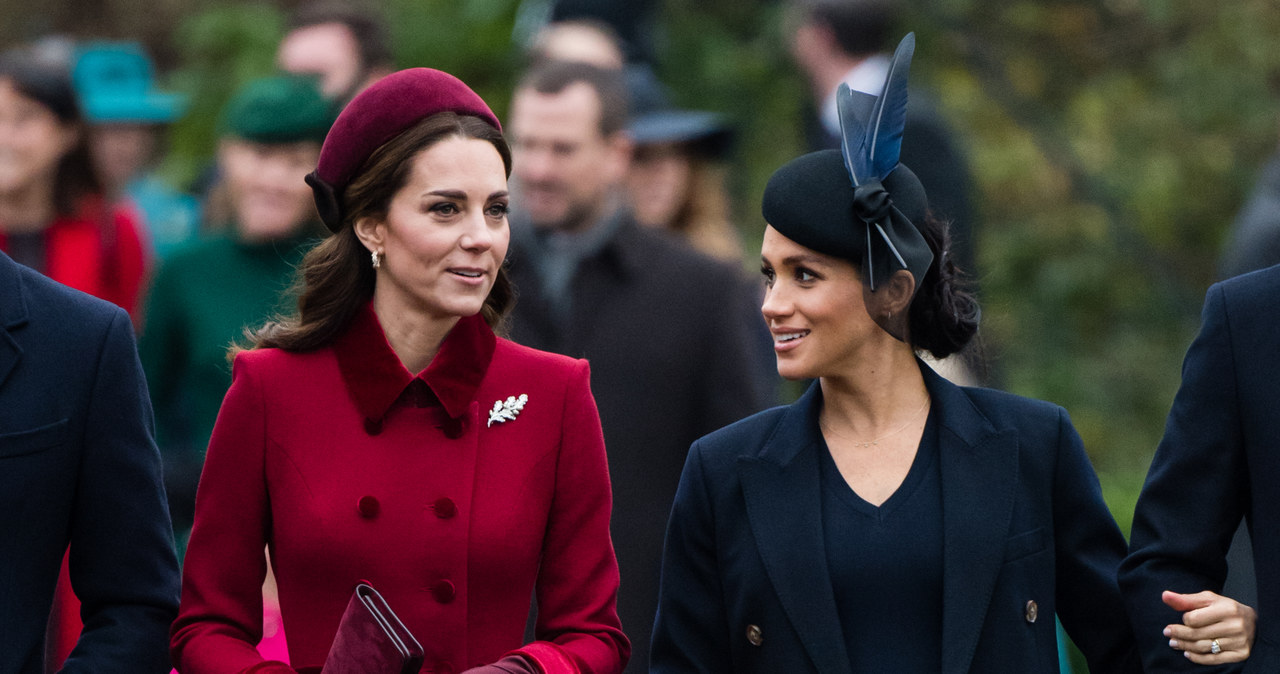 Księżna Kate i Meghan Markle /Pool / Samir Hussein /Getty Images