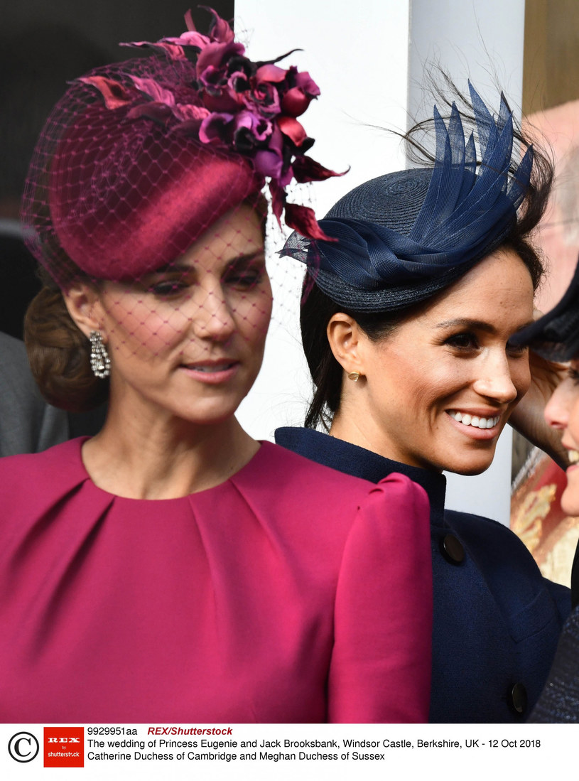 Księżna Kate i Meghan Markle /REX/Shutterstock /East News