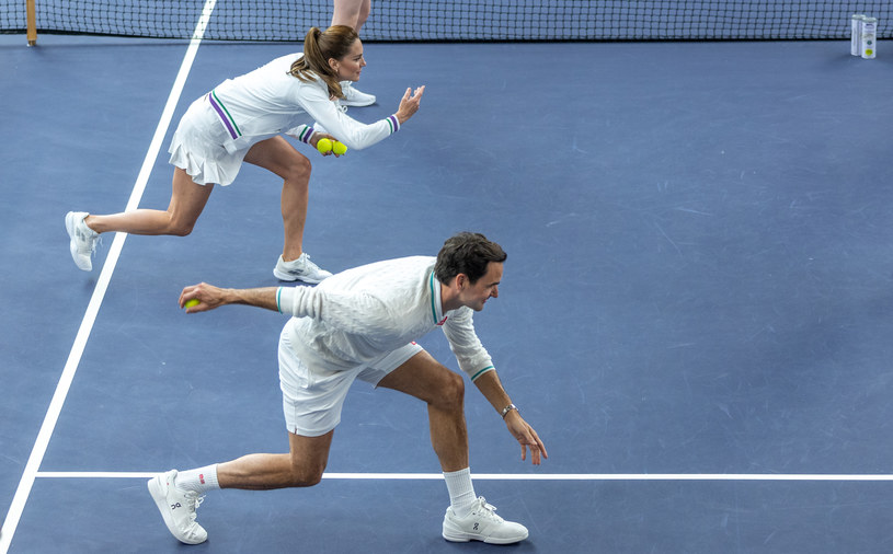 Księżna Kate i Roger Federer /Getty Images