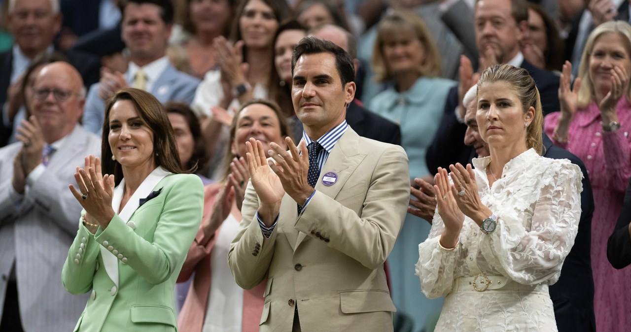 Księżna Kate i Roger Federer /Getty Images