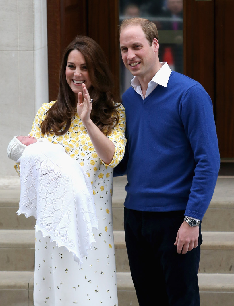 Księżna Kate, książę William i ich córeczka /Chris Jackson /Getty Images