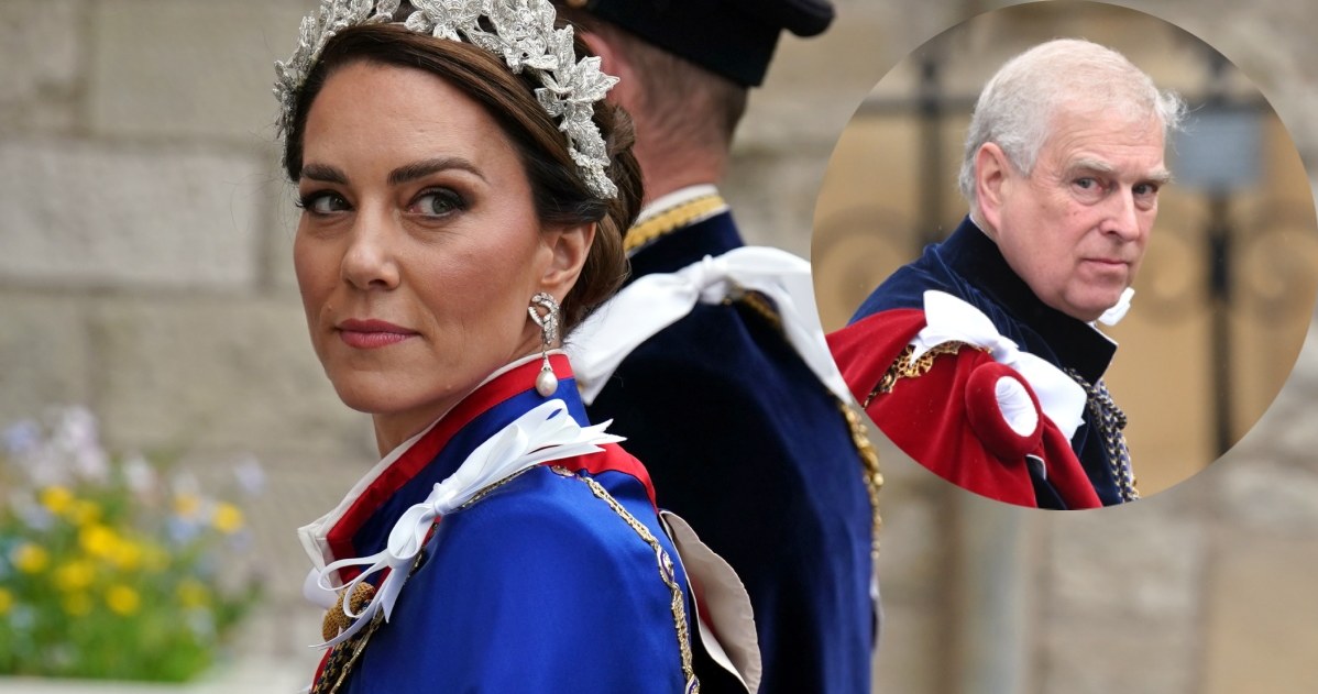 Księżna Kate książę William, książę Andrzej /Getty Images