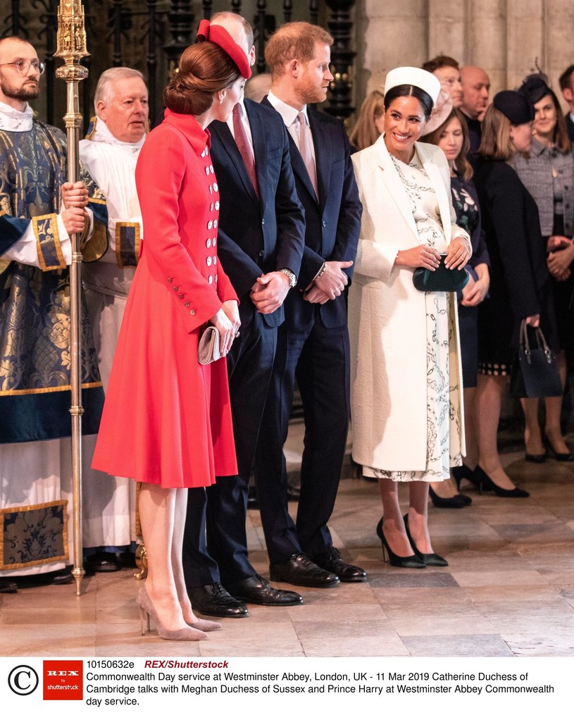 Księżna Kate, książę William, książę Harry i księżna Meghan /REX/Shutterstock /East News