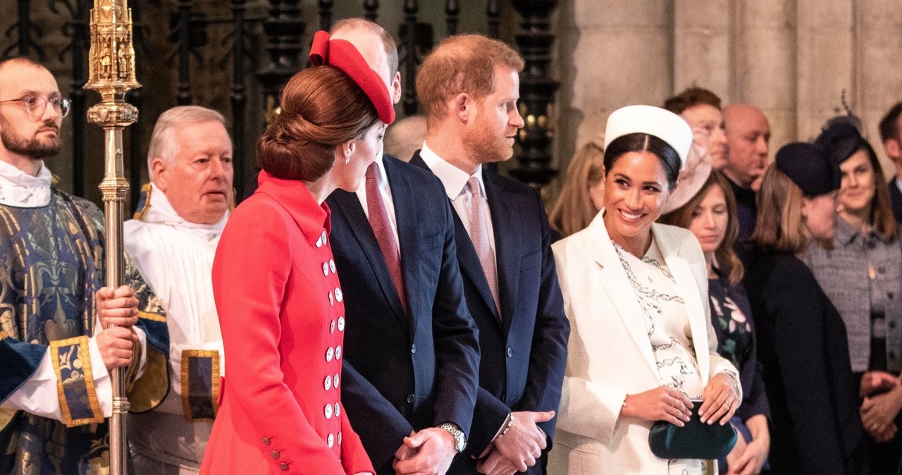 Księżna Kate, książę William, książę Harry i księżna Meghan /REX/Shutterstock /East News