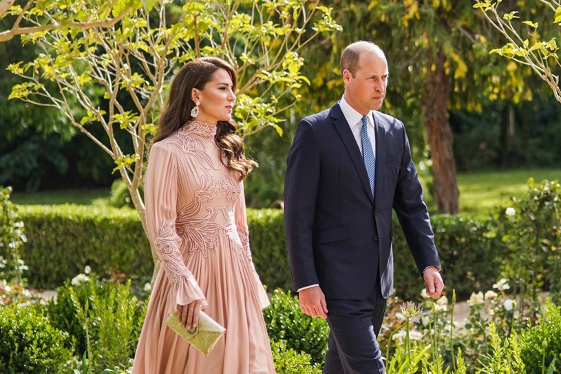 Księżna Kate, książę William /Jordanian Royal Palace /AFP