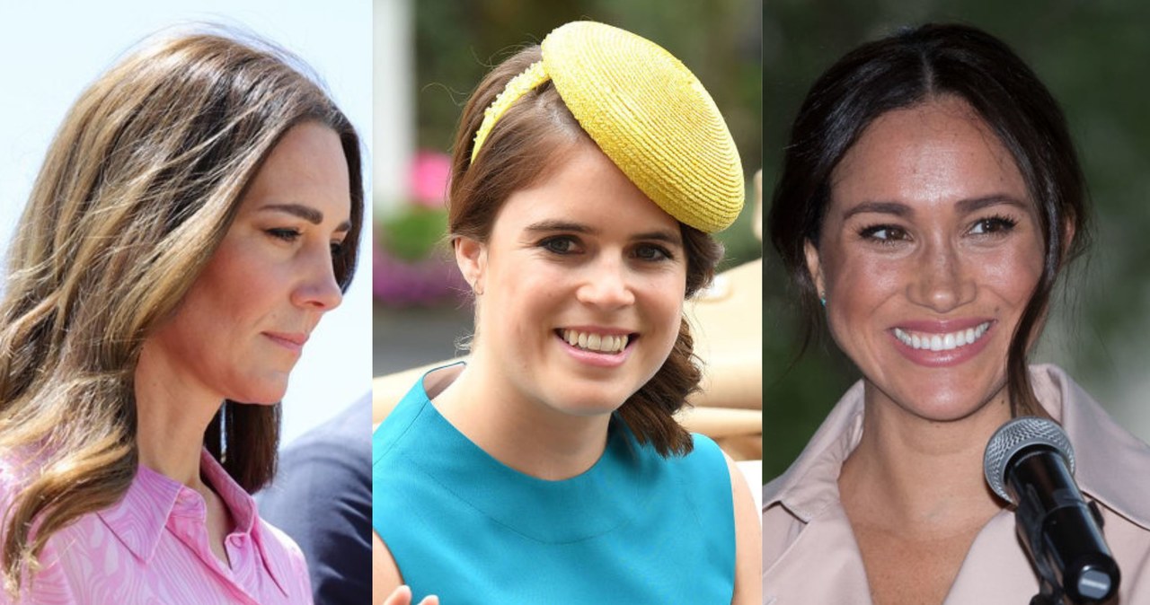 Księżna Kate, księżna Eugenia, Meghan Markle /WireImage /Getty Images