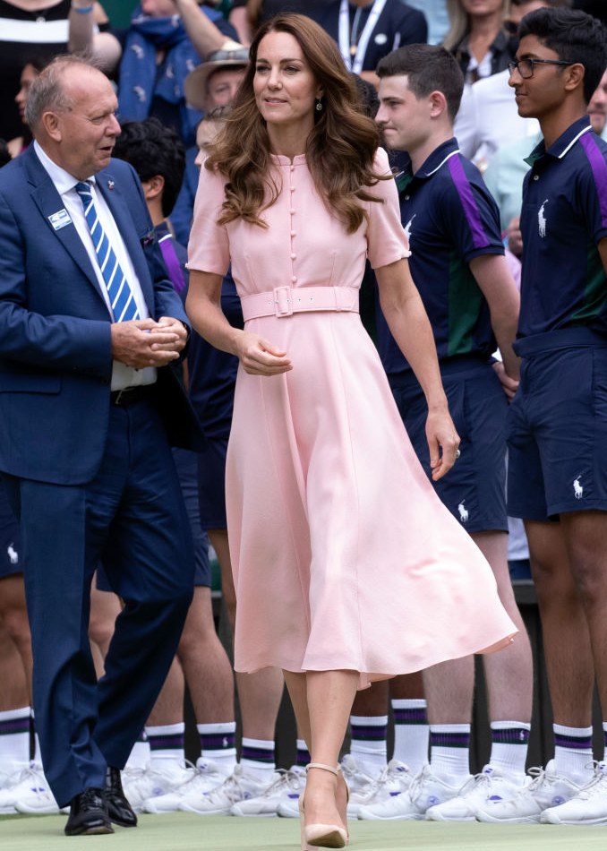 Księżna Kate na finale Wimbledon /Karwai Tang /Getty Images