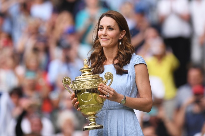 Księżna Kate na kortach Wimbledonu /Getty Images