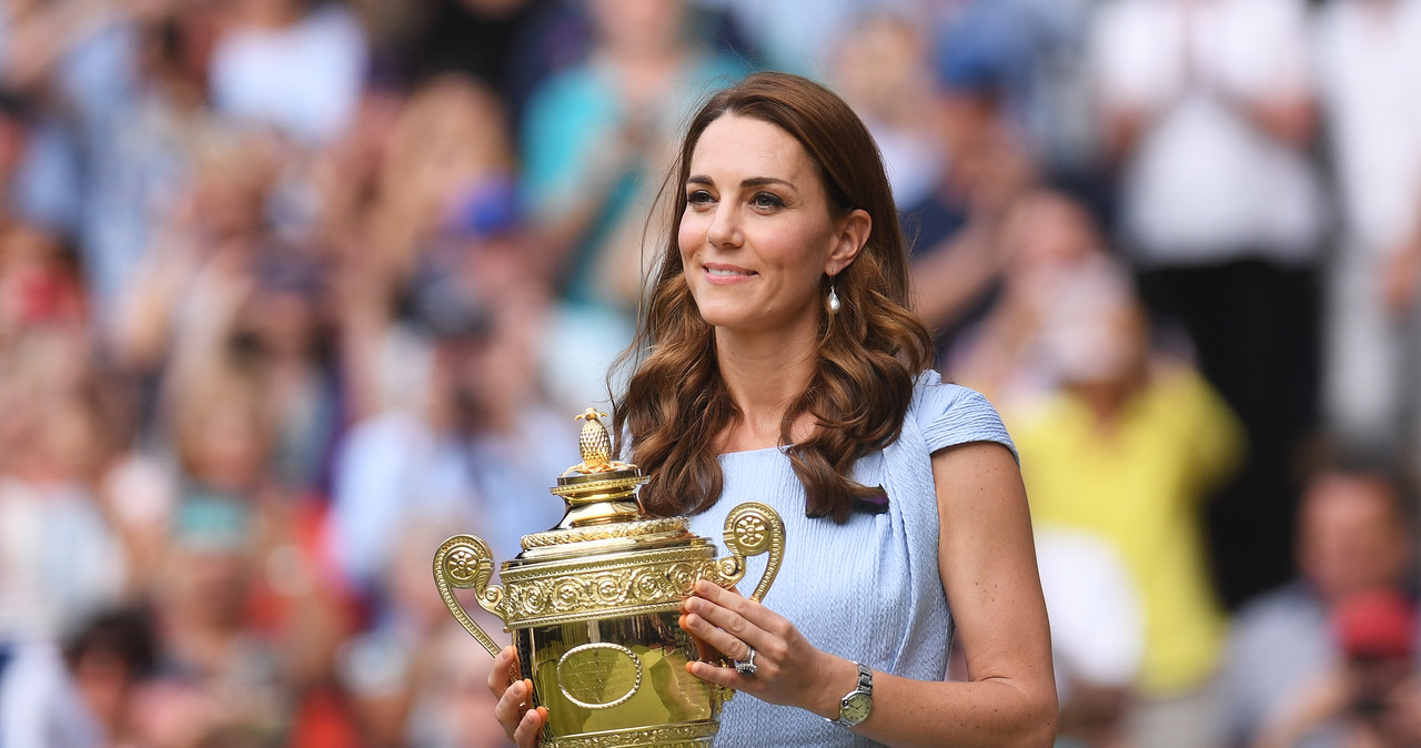 Księżna Kate na kortach Wimbledonu /Getty Images