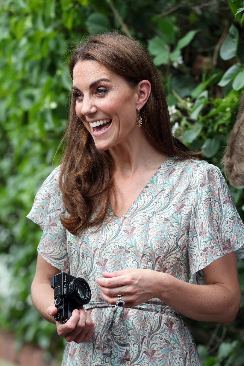 Księżna Kate na warsztatach fotograficznych z dziećmi /Chris Jackson /East News