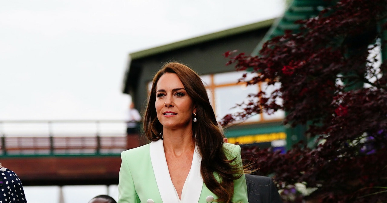 Księżna Kate na Wimbledonie /Victoria Jones/Press Association /East News