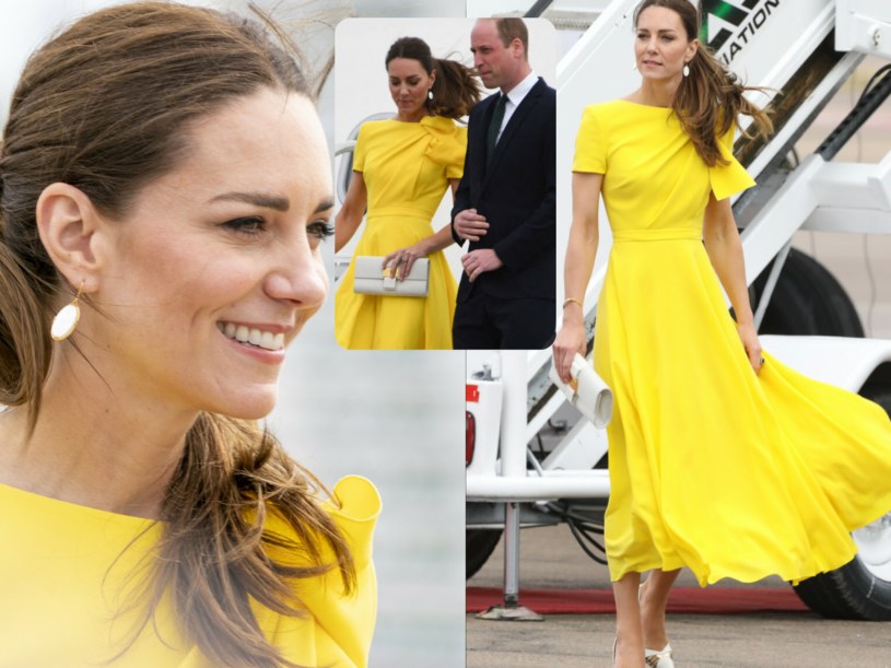 Księżna Kate o krok od wpadki na lotnisku /SplashNews.com /East News