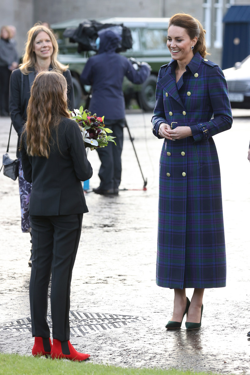 Księżna Kate podczas premiery "Cruelli" w Szkocji /Chris Jackson - WPA Pool/Getty Images /Getty Images